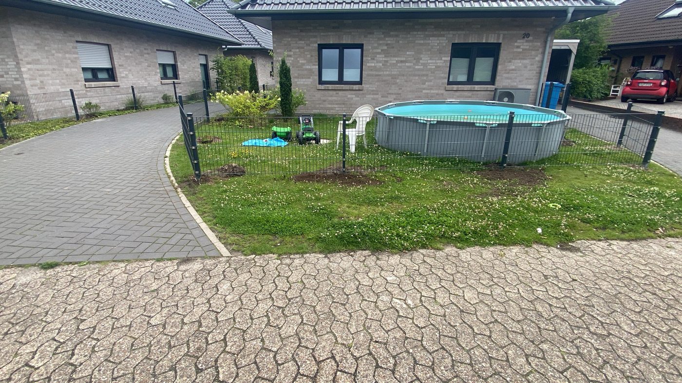 Zaunmontage Niedersachsen Projekt 1
